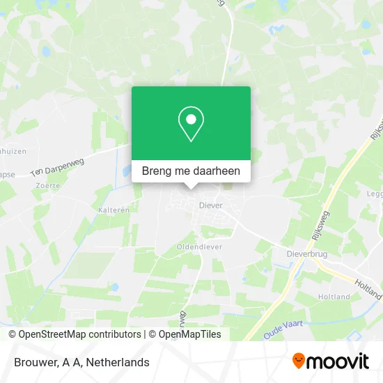 Brouwer, A A kaart