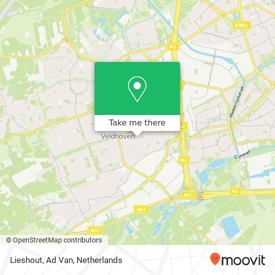 Lieshout, Ad Van kaart