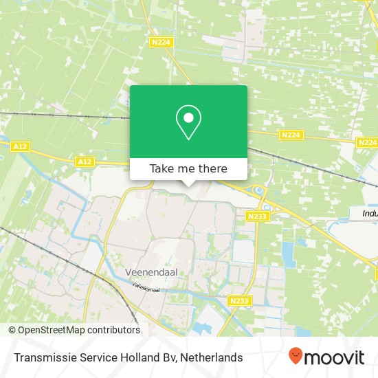 Transmissie Service Holland Bv kaart