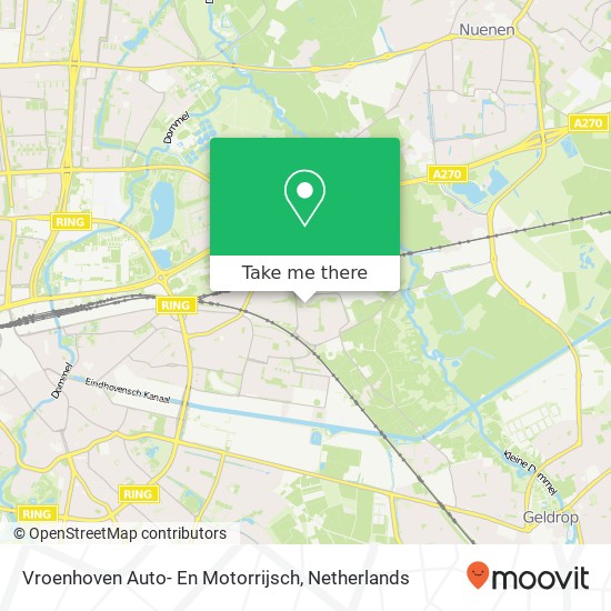 Vroenhoven Auto- En Motorrijsch kaart