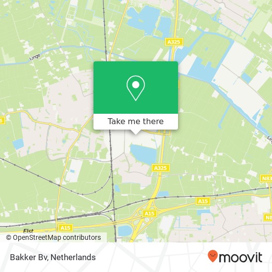 Bakker Bv kaart