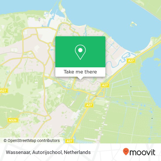 Wassenaar, Autorijschool kaart