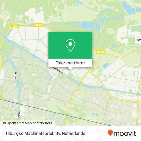 Tilburgse Machinefabriek Bv kaart