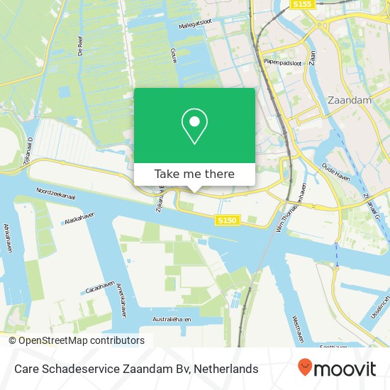 Care Schadeservice Zaandam Bv kaart