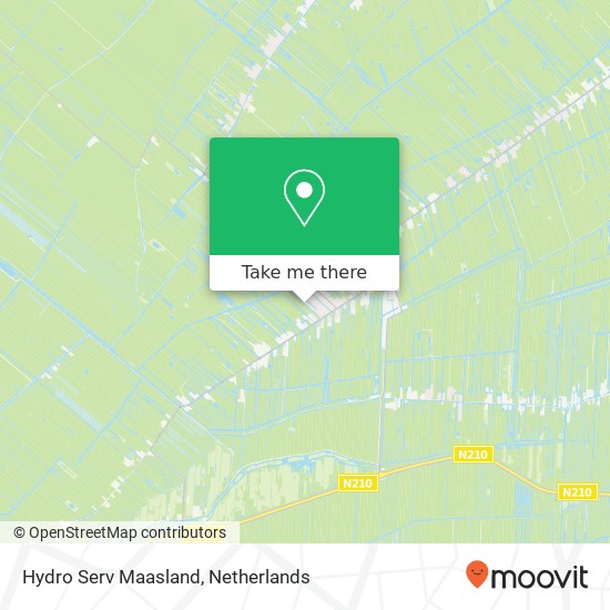 Hydro Serv Maasland kaart