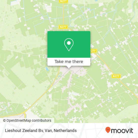 Lieshout Zeeland Bv, Van kaart