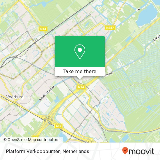 Platform Verkooppunten kaart