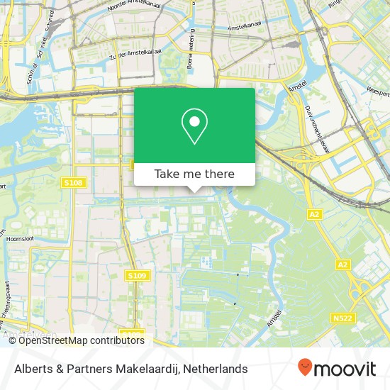 Alberts & Partners Makelaardij kaart