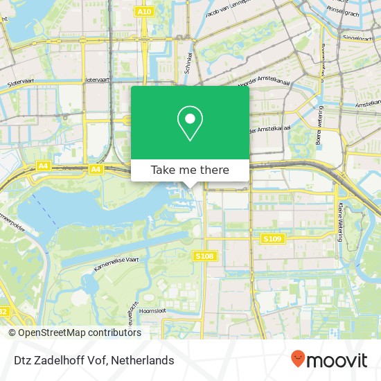 Dtz Zadelhoff Vof kaart