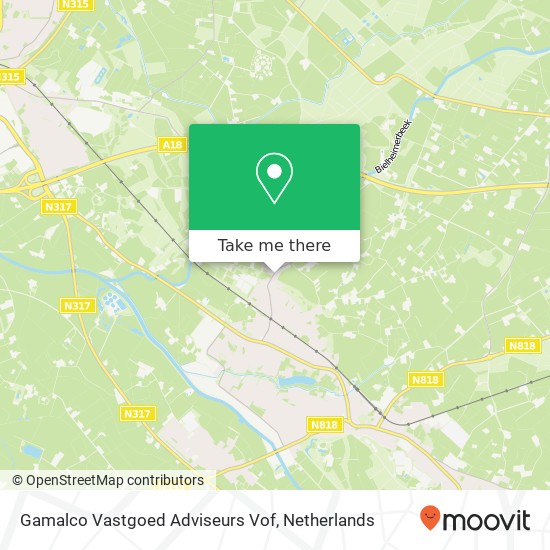 Gamalco Vastgoed Adviseurs Vof kaart