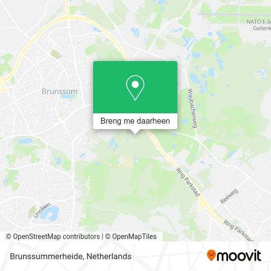 Brunssummerheide kaart