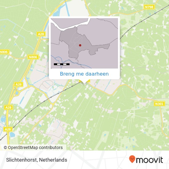 Slichtenhorst kaart