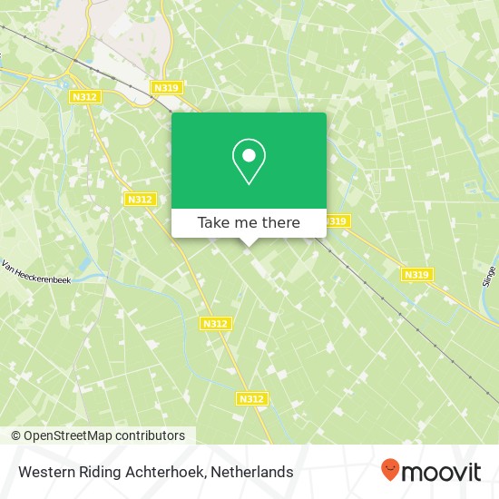 Western Riding Achterhoek kaart