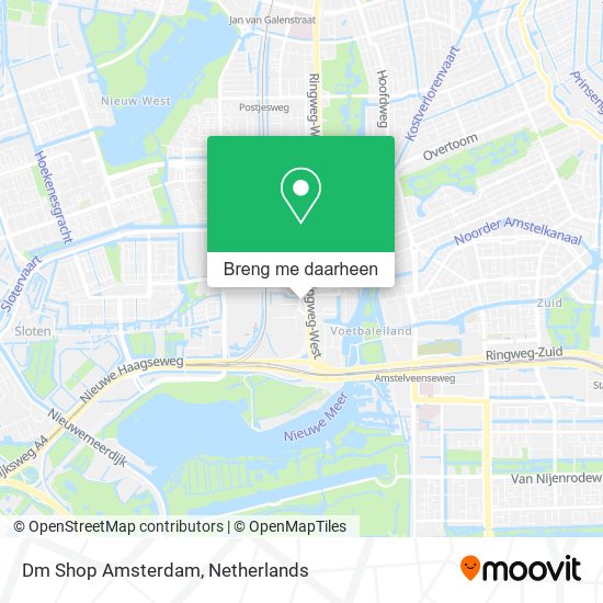 Dm Shop Amsterdam kaart