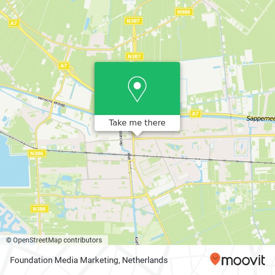 Foundation Media Marketing kaart