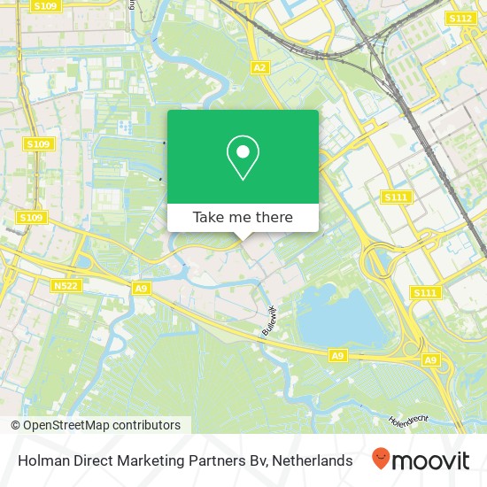 Holman Direct Marketing Partners Bv kaart