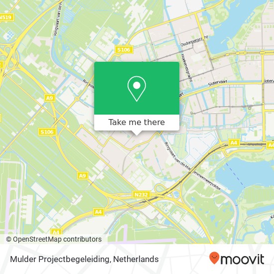 Mulder Projectbegeleiding kaart