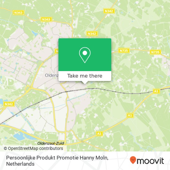 Persoonlijke Produkt Promotie Hanny Moln kaart