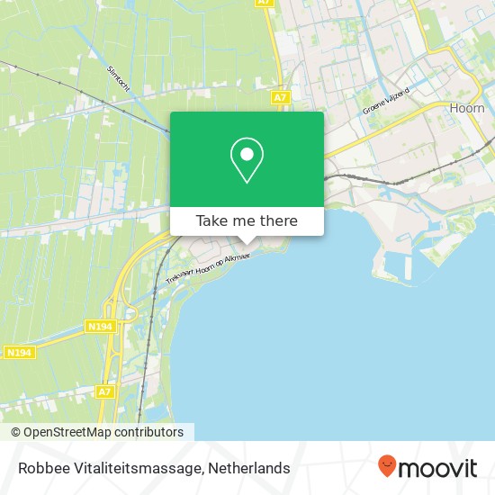 Robbee Vitaliteitsmassage kaart