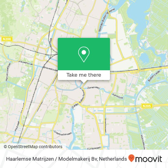 Haarlemse Matrijzen / Modelmakerij Bv kaart