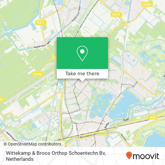 Wittekamp & Broos Orthop Schoentechn Bv kaart