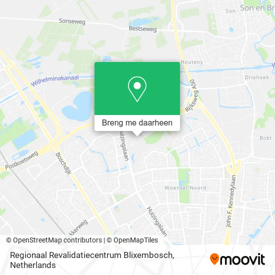 Regionaal Revalidatiecentrum Blixembosch kaart