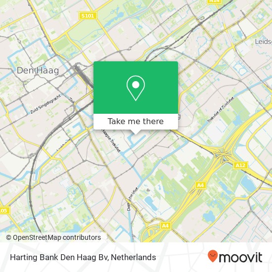 Harting Bank Den Haag Bv kaart