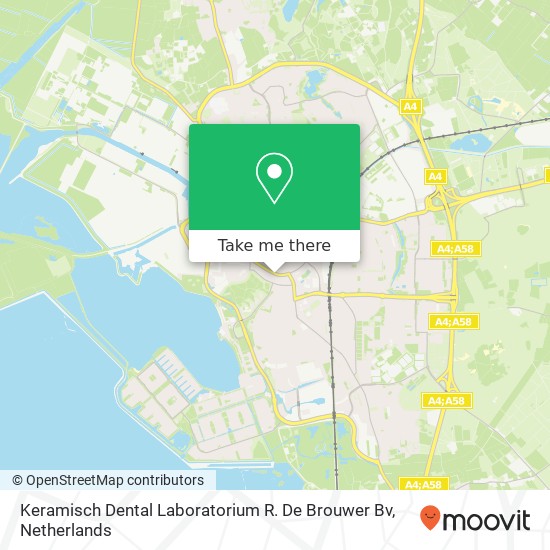 Keramisch Dental Laboratorium R. De Brouwer Bv kaart