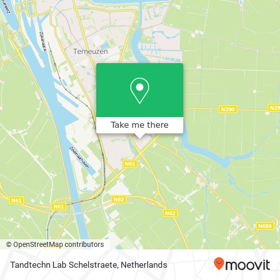 Tandtechn Lab Schelstraete kaart