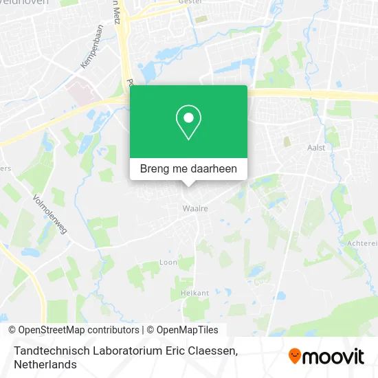 Tandtechnisch Laboratorium Eric Claessen kaart