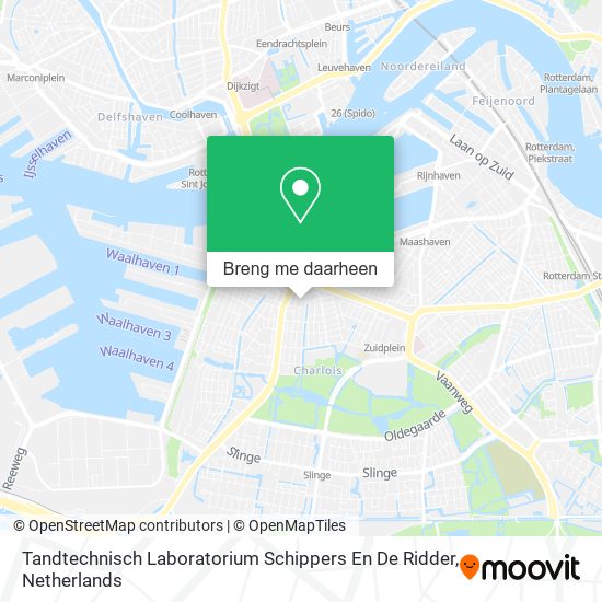 Tandtechnisch Laboratorium Schippers En De Ridder kaart