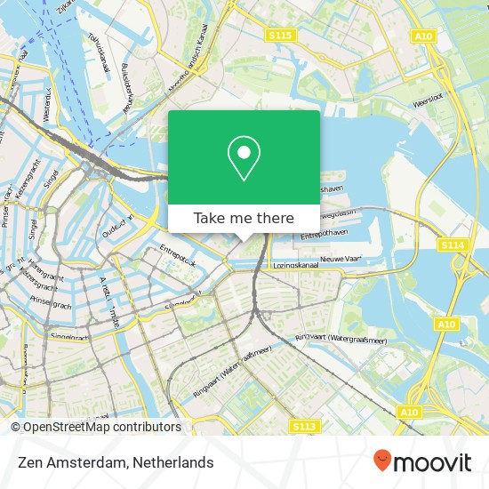 Zen Amsterdam kaart