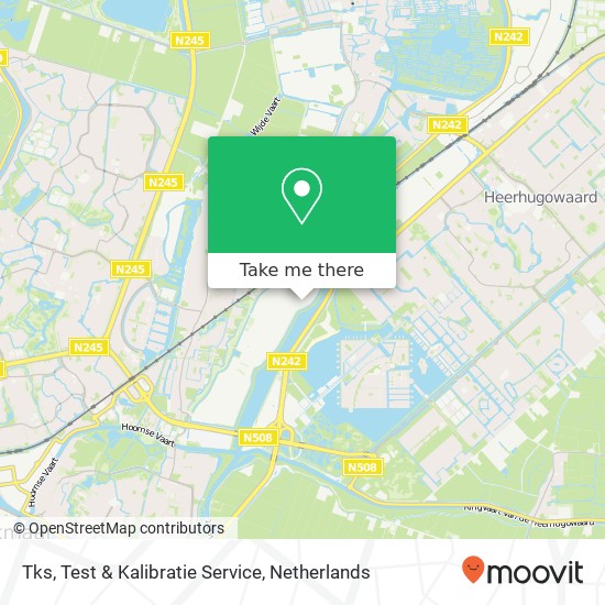 Tks, Test & Kalibratie Service kaart