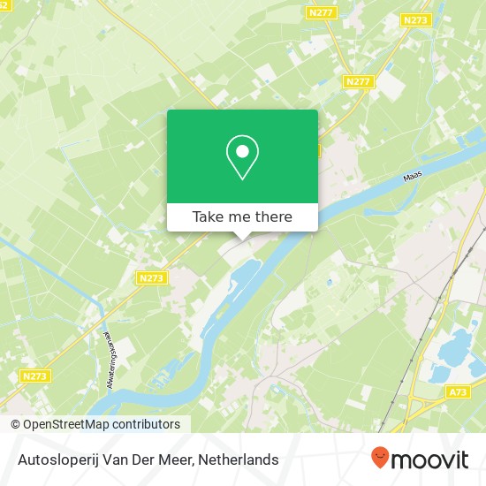 Autosloperij Van Der Meer kaart
