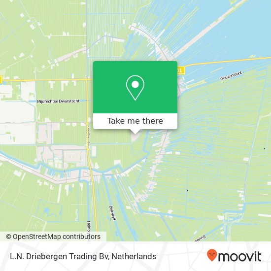 L.N. Driebergen Trading Bv kaart