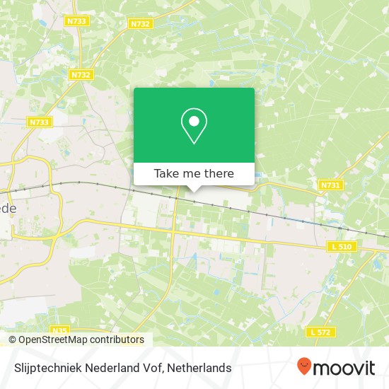 Slijptechniek Nederland Vof kaart