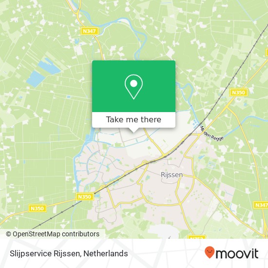 Slijpservice Rijssen kaart