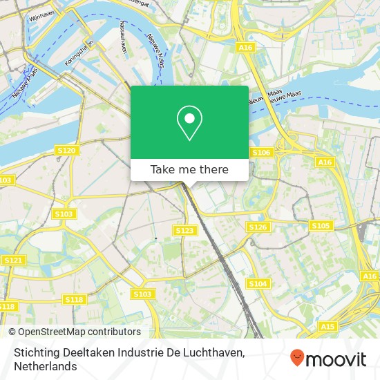 Stichting Deeltaken Industrie De Luchthaven kaart
