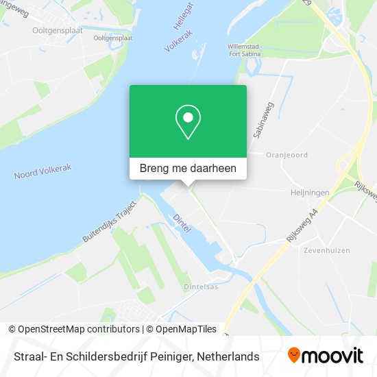 Straal- En Schildersbedrijf Peiniger kaart