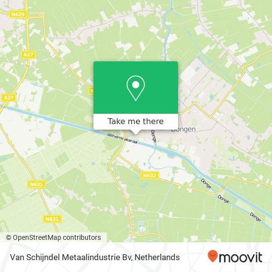 Van Schijndel Metaalindustrie Bv kaart