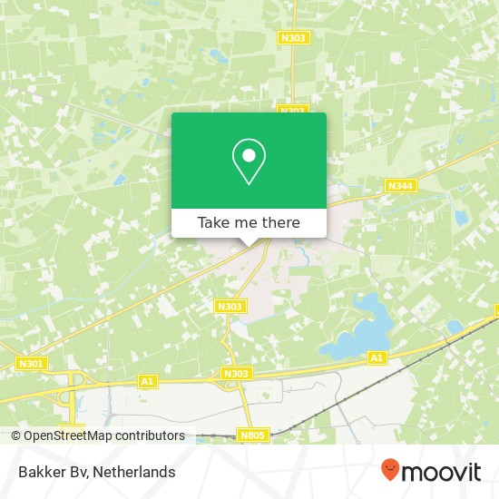 Bakker Bv kaart