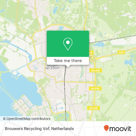 Brouwers Recycling Vof kaart