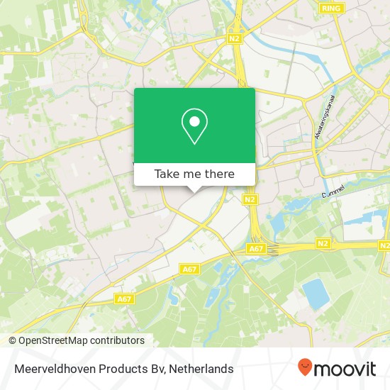 Meerveldhoven Products Bv kaart