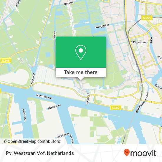 Pvi Westzaan Vof kaart