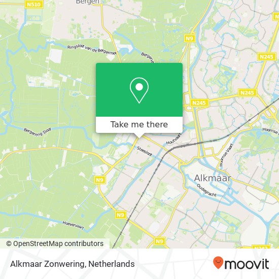 Alkmaar Zonwering kaart