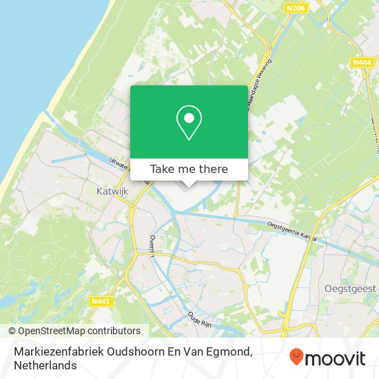Markiezenfabriek Oudshoorn En Van Egmond kaart