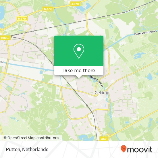 Putten kaart