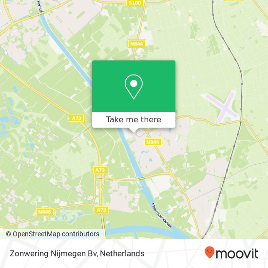 Zonwering Nijmegen Bv kaart