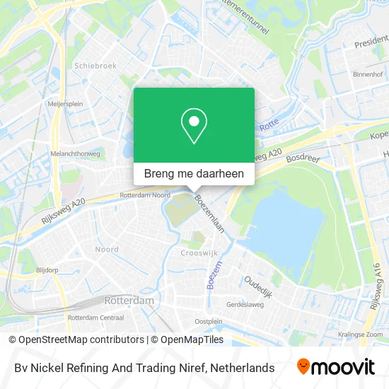 Bv Nickel Refining And Trading Niref kaart