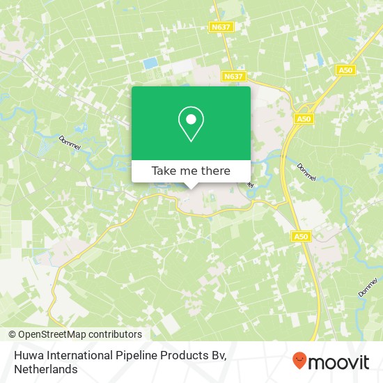 Huwa International Pipeline Products Bv kaart
